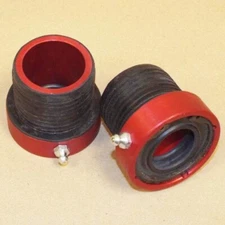 TEN FACTORY OUTER AXLE TUBE SEALS FITS JEEP DANA 30 44 FRONT WRANGLER - RED