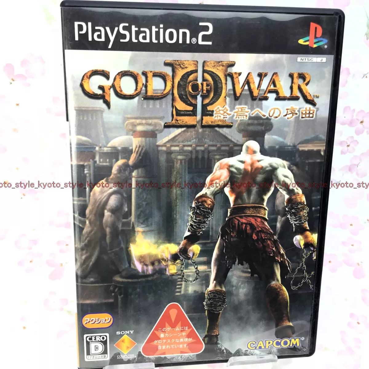 PS2 God of War II: The End Begins Japan Import Game PlayStation 2 Used Game