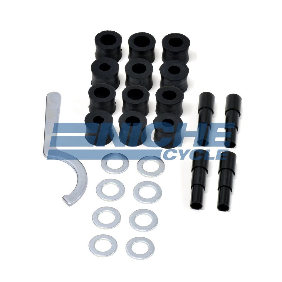 Amortiguadores traseros Yamaha XS850 80-81 325 mm ojo/ojo negro Foto 3 de 3