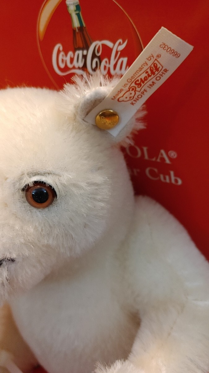 シュタイフ コカコーラ ♪ Steiff CocaCola Polar Bear Steiff STEIFF/ COCA-COLA POLAR BEAR CLUB - O'Toys