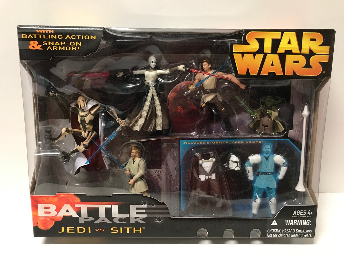 Star Wars Battle Pack Jedi vs. Sith The Clone Wars 5 figures NRFB