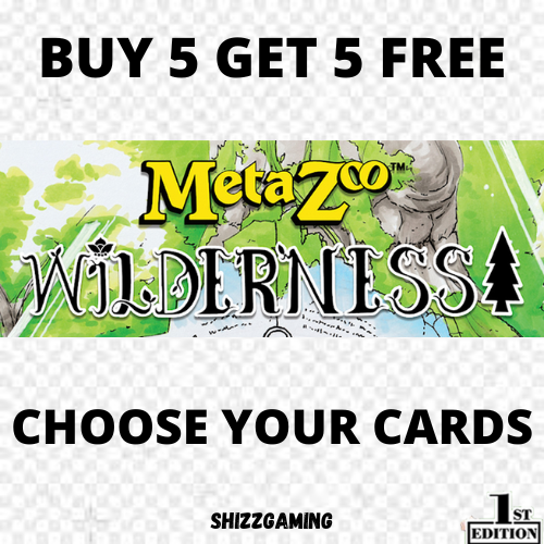 MetaZoo Wilderness 1st Edition Choose Your Cards! - Picture 1 of 168