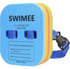 SWIMMEE Back Float for Kids Children Safety Swim Bubble with Adjustable 3 Layers