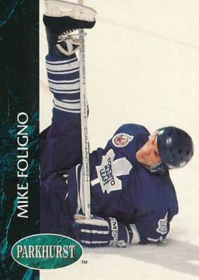 1992-93 Parkhurst #415 MIKE FOLIGNO - Toronto Maple Leafs