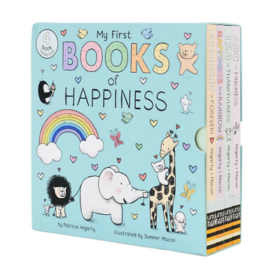 My First Books of Happiness 4 Books by Patricia Hegarty - Ages 0-5 - Hardback