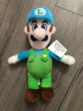 Extremely Rare Super Mario Ice Luigi Good Stuff Sample Plush New with Tag