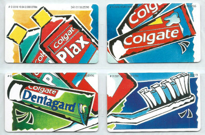 O 2318-2321 10.94 Colgate - Zahnpflege Puzzle (4 TK kpl.) 2.000 Ex NEU ** MINT