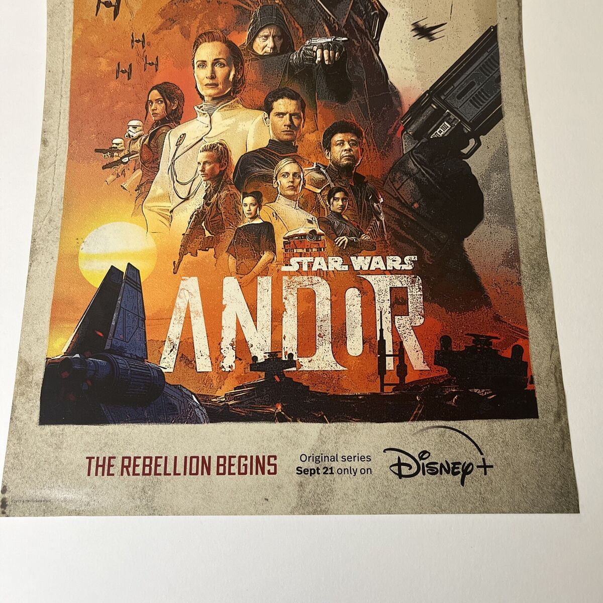 Star Wars Andor Disney The Rebellion Begin Poster - Jolly Family Gifts