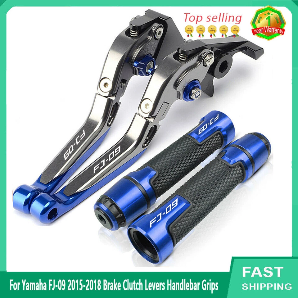 For Yamaha FJ-09 2015-2018 Accessories Handlebar Grip Brake Clutch Levers - Image 2 of 4