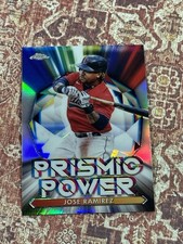 2021 Topps Chrome Jose Ramirez Prismic Power #PP-9 Cleveland Indians (Y)