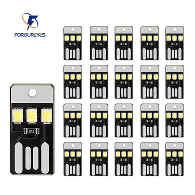 20Pack Book Light Mini Night Lighting 2835SMD Book Lamp Bulb 5V 0.2W Led Usb Lig