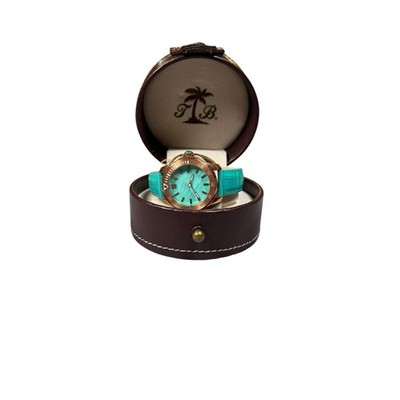Women s Tommy Bahama Laguna Watch Rose Gold And Turquoise Color