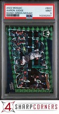 2022 PANINI MOSAIC BANG! GREEN PRIZM #BG3 AARON JUDGE PSA 9
