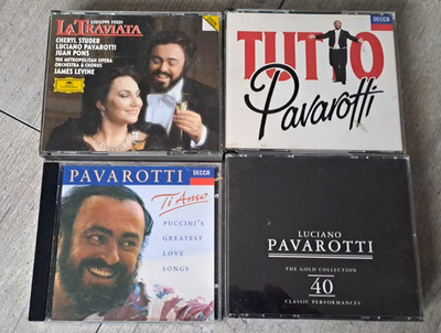 CDs Pavarotti 4 Stück Tutto , La Traviata , Gold Collection , Ti Amo
