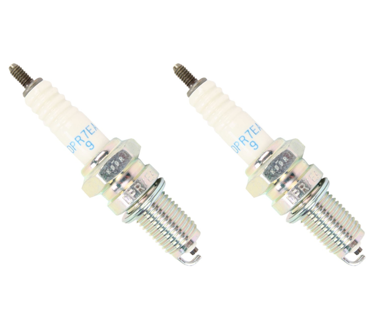 2 NGK DPR7EA-9 Spark Plugs 5129 Standard Resistor Type M12 x 1.25mm Motorcycle