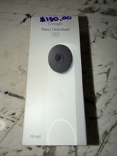 Google Nest Doorbell 3rd Gen, Latest Model (Wired) Snow