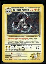 Pokemon Lt. Surge's Magneton Unlimited Holofoil 8 Gym Heroes Rare Holo on eBay