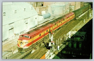 Jacksonville FL Florida The Southwind Train Railroad 1958 Postcard F E C Railway