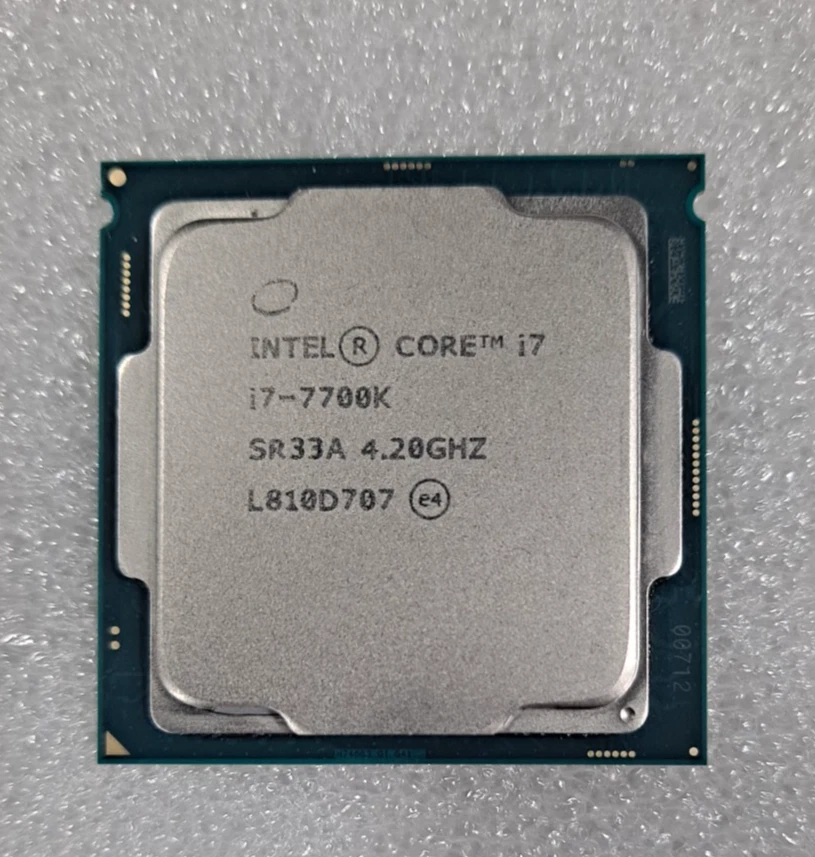 Intel Core i7-7700K Processor Model Computer Processors LGA 1151