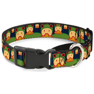 Plastic Martingale Collar Duck w/Frog Hat Medium 11-17''
