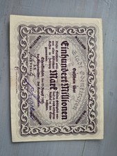 Notgeldschein der Stadt Odenkirchen aus dem Jahr 1923