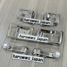 For Honda Acty Ha3 Ha4 Hh3 Hh4 Chrome Window Crank Inner Door Handle Set Used