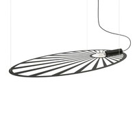 Pendelleuchte HäNgelampe Deckenlampe Stahl Schwarz D 110 Cm