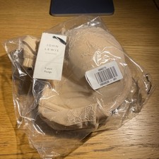 John Lewis Bra T-shirt Plunge Nude Beige 30DD Brand New