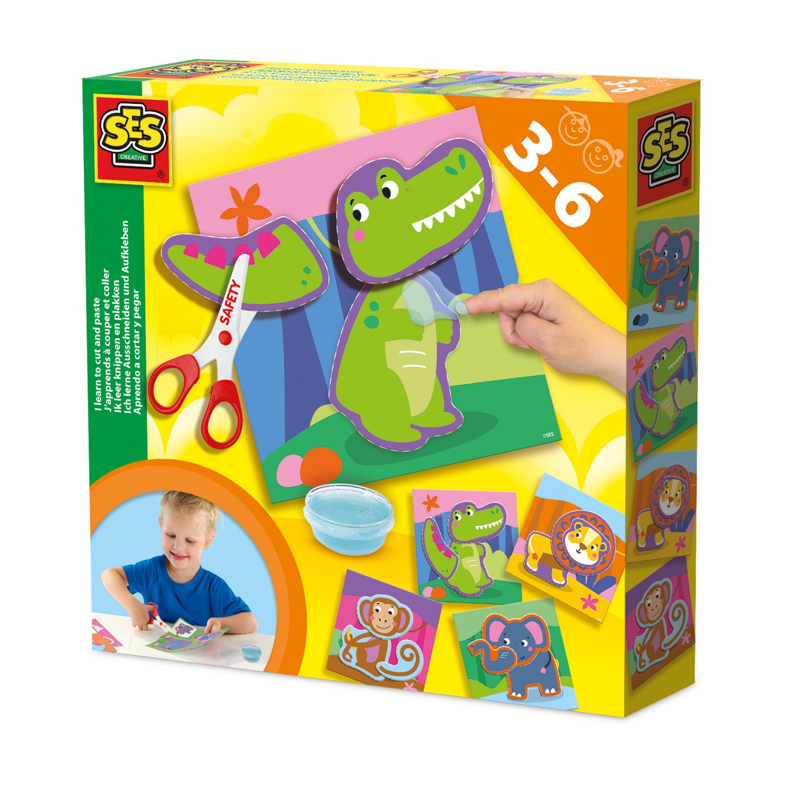 SES Creative Learn To Cut and Paste Arts Crafts Cutting Pasting Creativity Pack