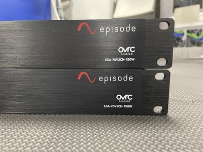 Episode ESA-70V2CH-150W 2 Channel/IP-Enabled Stereo Amp Amplifier Black