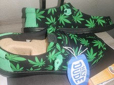 Hey Dude Wally Mens Sz 13 Dazed Color: Black / Green NEW