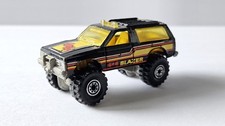 Vintage 1983 Hot Wheels Chevy Blazer 4x4 Vtg Hotwheels Open Doors Black Yellow