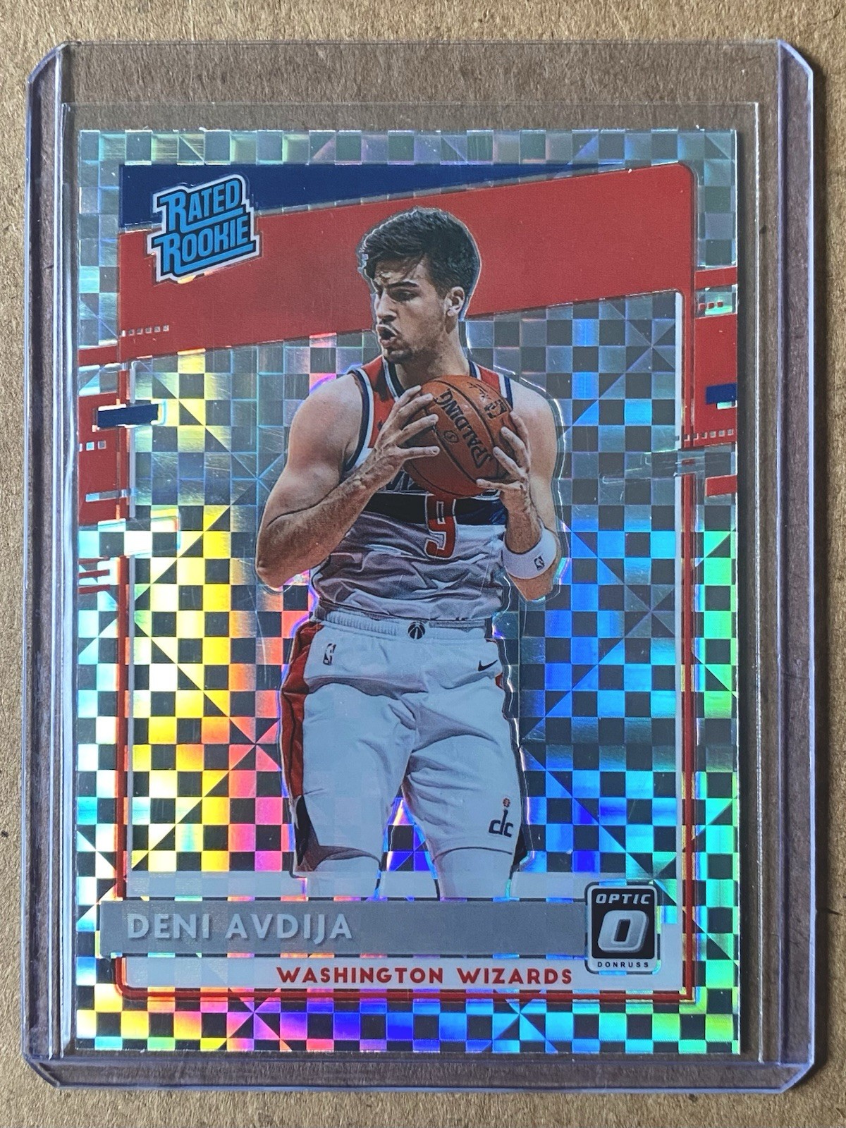 2020-21 Panini Donruss Optic - Deni Avdija Rated Rookie #159 Checkerboard RC