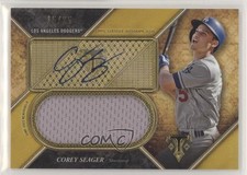 2017 Topps Triple Threads Unity Jumbo Relics Gold 15/25 Corey Seager Auto 01nw
