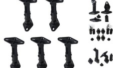 VideoSecu 5 Speaker Wall Ceiling Mount Brackets Black for Home Theater