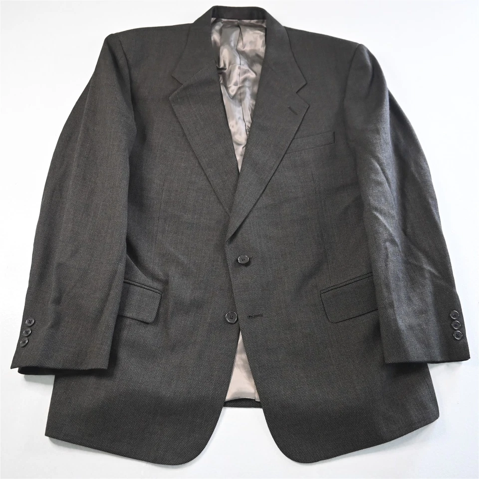 De Colección Hecho en EE. UU. Tallia 42L 36x32 Marrón Ojo de Pájaro Lana Hombres Chaqueta Pantalones Traje Foto 2 de 4