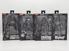 NECA TMNT Universal Monsters Black White Set 4-Pack Raphael Leo Donnie Mikey New