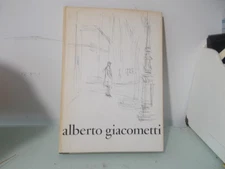 HC with DJ 1965 MOMA Alberto Giacometti Exhibition Artist Sculptor Illustrated