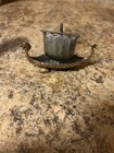 Scandinavian Metal Bronze Colored 7"  Viking Boat Souvenir — photo 3