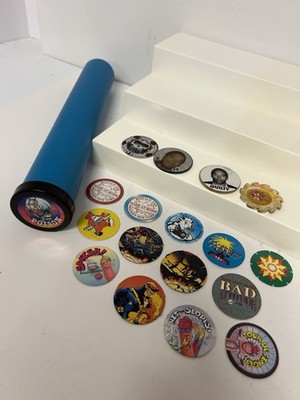 1990s POG Milk Cap Lot w/ Tube OJ Simpson Erie County Fair Buffalo NY 90s 