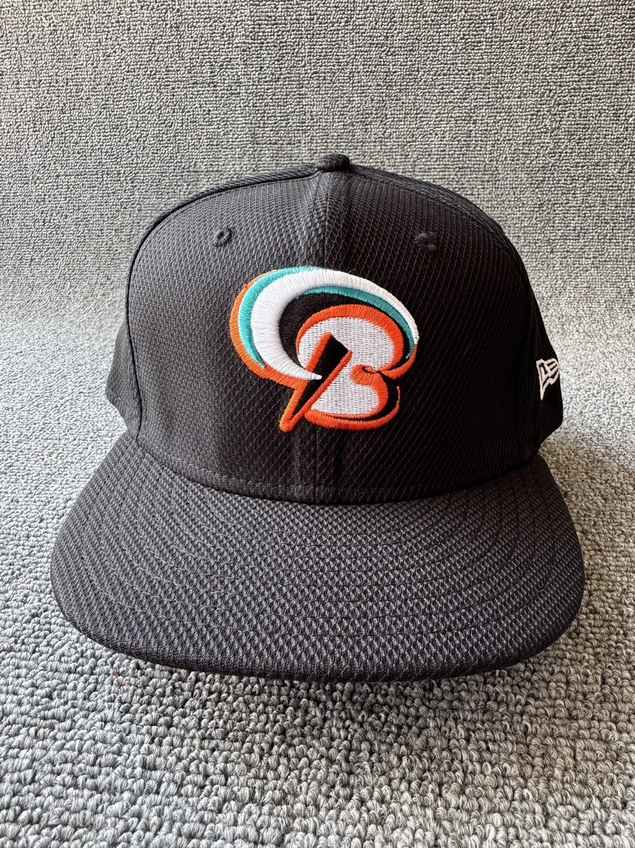 New Era MiLB 59FIFTY Fitted Hat Black 7 1 2 Flat Brim Cap