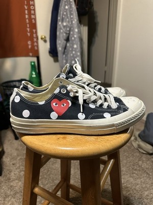 Vintage Converse chuck Taylor all star 70  comme des garcons  2017 size 10 