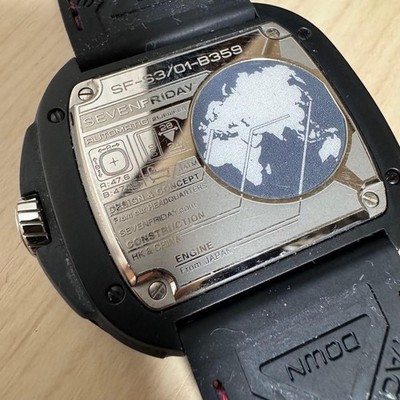 SEVENFRIDAY SF-S3/01-B359 Automatik 48mm graues Zifferblatt kleine Sekunde Uh...
