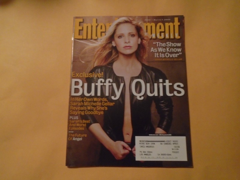 ENTERTAINMENT WEEKLY TV MATCH 7 2003 #699 Buffy The Vampire Slayer SONIC YOUTH