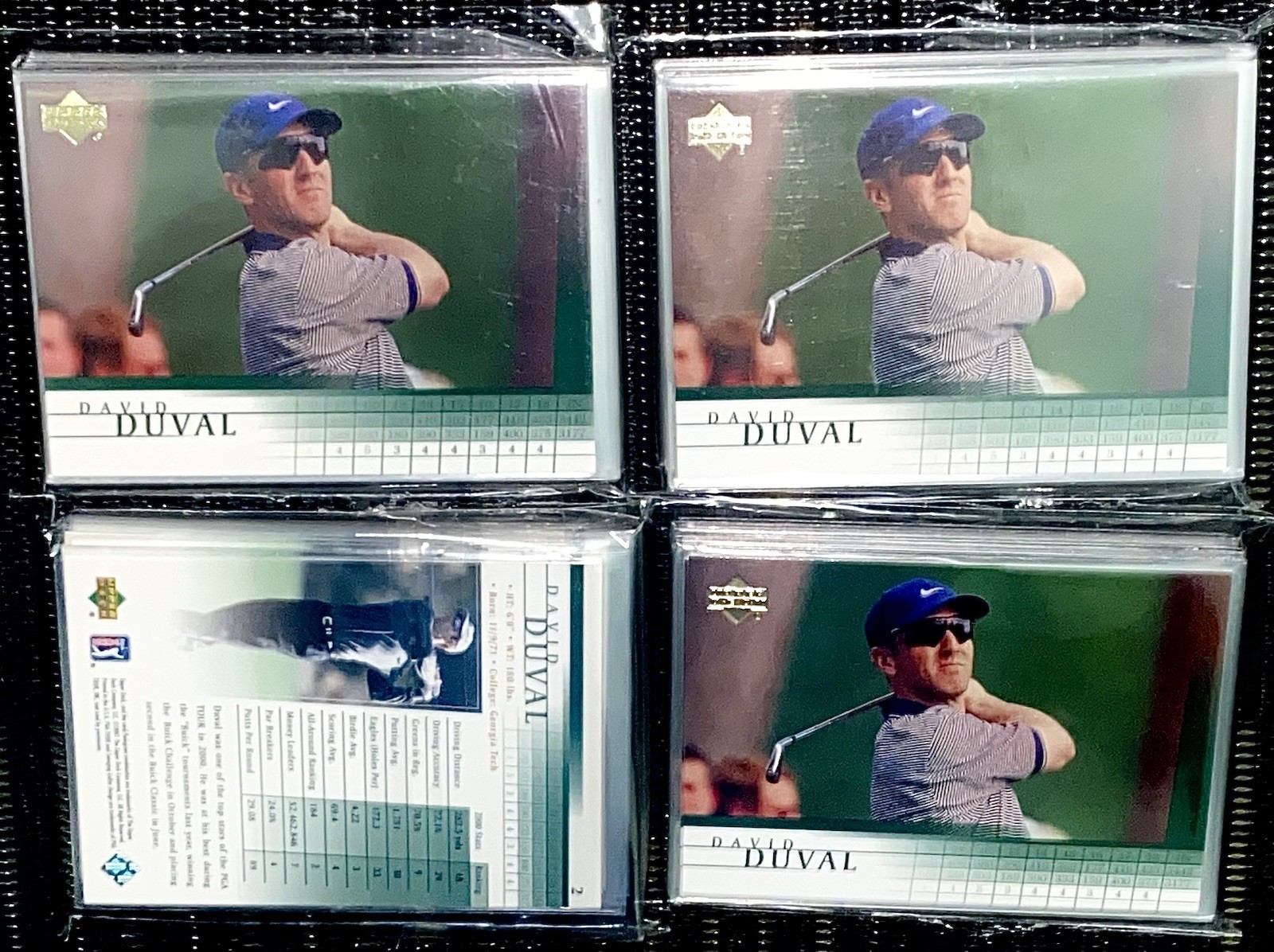 2001 Upper Deck Golf #2 David Duval Rookie Cards RC Lot - 40 Cards NmMint