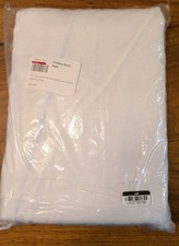 POTTERY BARN KIDS Tie-Top Eyelet Bow Blackout Curtain-44x84"-White-OPEN BOX