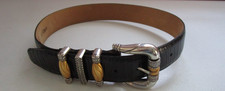 Brighton Leather Belt 1996 S 47603 Measures 28 in USA Crafted In USA Pride