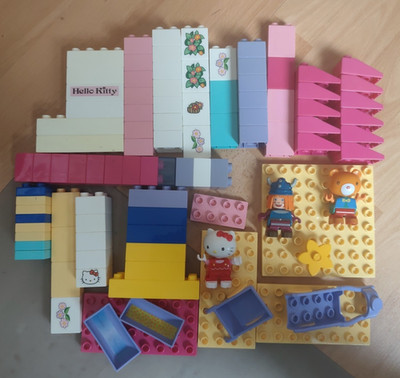 Unico Bausteine Konvolut 95 Teile + 3 Figuren Duplo kompatibel