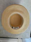 VINTAGE MR JOHN NEW YORK PARIS RED WHITE BLUE FINE WOVEN STRAW HAT USA — photo 7