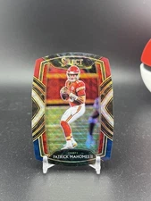 Patrick Mahomes 2020 Select Red White Blue Wave Die Cut Chiefs (CBR)